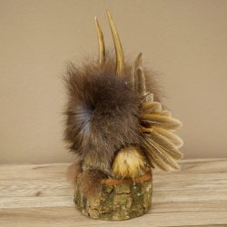 Wolpertinger Kleine Wolpi Opgezette exemplaar paarse ogen vleugels reehoorn 86.2.133