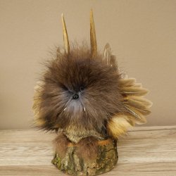 Wolpertinger Kleine Wolpi Opgezette exemplaar paarse ogen vleugels reehoorn 86.2.133