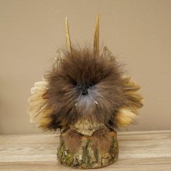 Wolpertinger Kleine Wolpi Opgezette exemplaar paarse ogen vleugels reehoorn 86.2.133
