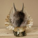 Wolpertinger Kleine Wolpi Opgezette exemplaar witte ogen vleugels reebuit hoorn 86.2.134