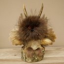 Wolpertinger Kleine Wolpi Opgezette exemplaar oranje ogen...