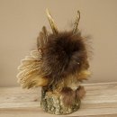 Wolpertinger Kleine Wolpi Opgezette exemplaar oranje ogen...