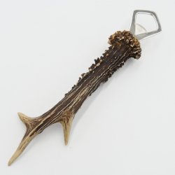 Flaschenöffner Rehstange Öffner Reh Geweih Stange Horn Abwurfstange Länge 23 cm 27.1.479