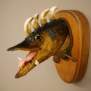 Fischwolpi Wolpertinger Drachenhecht Hecht Keiler Kopf...