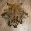 Wildschweinfell Keiler Fell Schwarzwild Schwarte Sauschwarte Vorleger Länge 107 cm 87.6.47