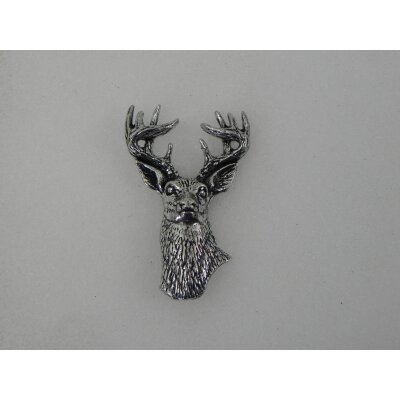 Ansteckpin Hund Auf Der Jagd – Zinn Pin Ca. 3 Cm, Für Hut Oder Revers, Jagd-Outfit Deko