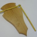 Placa para trofeos de ciervo SPITZ  para ciervos grandes en roble claro ALTURA 45 cm