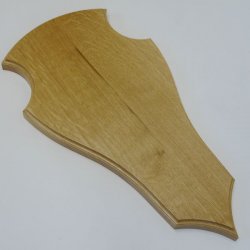 Placa para trofeos de ciervo SPITZ  para ciervos grandes en roble claro ALTURA 45 cm