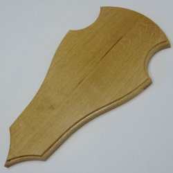 Placa para trofeos de ciervo SPITZ  para ciervos grandes en roble claro ALTURA 45 cm