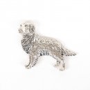 Golden Retriever Hund Pin Anstecknadel Anstecker Button...