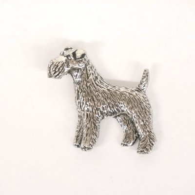 Fox Terrier Pin Anstecknadel Anstecker Button Schmuck Hund Hunde Pinwand