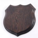 1x Wappenschild Keilerschild Wappenform Keiler Schild Wildschwein Trophäenschild, mittel AF 17cm