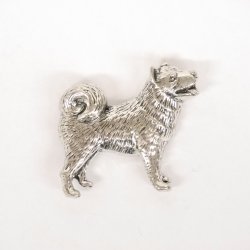 Husky Pin Anstecknadel Anstecker Button Schmuck Hund Hunde Pinwand