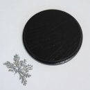Keilerschild Keilerbrett Gewaffbrett Trophäenschild rund dunkel AF 15 cm mit Eichenlaub Deckblatt 6-blättrig