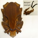 Trophäenschild für Gams Gemse Gämse...