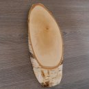 Birke Schild Troph&auml;enschild Reh Rehbock Geweih Baumscheibe Baumschild Natur Holz modern