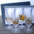XXX Bier Glas Pils Gläser Set 4 teilig mit Jagd Dekor Motiv im Geschenk Karton