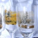 XXX Bier Glas Pils Gläser Set 4 teilig mit Jagd Dekor Motiv im Geschenk Karton