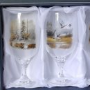 XXX Bier Glas Pils Gläser Set 4 teilig mit Jagd Dekor Motiv im Geschenk Karton