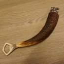 Décapsuleur avec bois de cerf Manche en corne de cerf avec embout décoratif Sanglier debout GL22cm #27.19.8.11