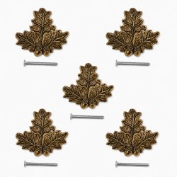 5 x HOJA DE ROBLE Cubierta para trofeos de armas de caza mayor