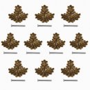 10 x OAK LEAF cover sheet for boar trophies