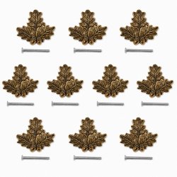 10 x HOJAS DE ROBLE Cubierta para trofeos de armas de caza mayor
