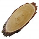 Akazie Trophäenschild Rothirsch Geweih Hirsch Hirschgeweih Baumschild AF 50 cm
