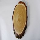 Akazie Trophäenschild Rothirsch Geweih Hirsch Hirschgeweih Baumschild AF 50 cm