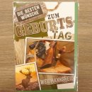 Die besten Wünsche zum Geburtstag Geburtstagskarte Jäger Jagd Hirsch Waidmannsheil mit grünem Umschlag / Kuvert