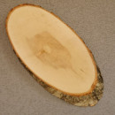 Birke Rothirsch AF 35 cm Hirsch Schild Troph&auml;enschild Geweih Baumscheibe Baumschild Natur Holz modern
