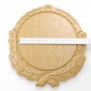 3 Stück Keilerschilder geschnitzt Eiche hell AF 16 cm Keilerbrett Gewaffbrett Trophäenschild