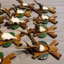 ABNORMITÄTEN 13 Stück abnormale Rehgeweihe ABNORM Rehbock Reh Bock Geweihe auf geschnitzte Trophäenschilder #22.977