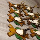 ABNORMITÄTEN 13 Stück abnormale Rehgeweihe ABNORM Rehbock Reh Bock Geweihe auf geschnitzte Trophäenschilder #22.977