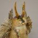 Wolpertinger Wolpi Bisam Präparat mit Wanderstock & gelb Augen taxidermy Fabelwesen Höhe 37 cm #86.4.78