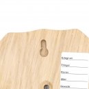 5 Stück Reh Trophäenschilder Stumpf groß Eiche hell AF 21 x 13 cm