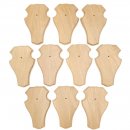 10 Stück Reh Trophäenschilder Stumpf groß...