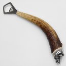 Abrebotellas con asta de ciervo Mango de cuerno de ciervo con adorno en el extremo Cabeza de jabalí Cabeza de jabalí GL 23 cm #27.19.6.35