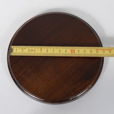 rundes Trophäenschild für Wildschwein Keiler Trophäen, 15 cm