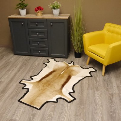 Sehr großes Springbock Afrika Fell Vorleger Tierfell Länge 136cm