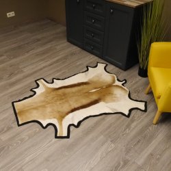 Sehr großes Springbock Afrika Fell Vorleger Tierfell Länge 136cm