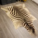 Zebra Fell Vorleger Steppenzebra L&auml;nge 286 cm