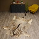 Streifengnu GNU - Fell Vorleger Afrika afrikanisch Deko Länge 265cm