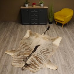 Streifengnu GNU - Fell Vorleger Afrika afrikanisch Deko Länge 265cm