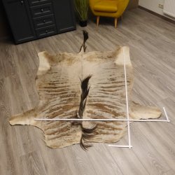 Streifengnu GNU - Fell Vorleger Afrika afrikanisch Deko Länge 265cm