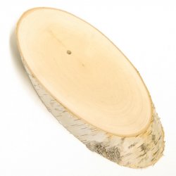 1 Stück Birke Schild Trophäenschild für Reh Baumscheibe Baumschild AF 19cm