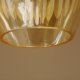 Geweihlampe Deckenlampe Lampe Leuchte 3 flammig Gläser mit Rothirsch Stangen Länge 72 cm